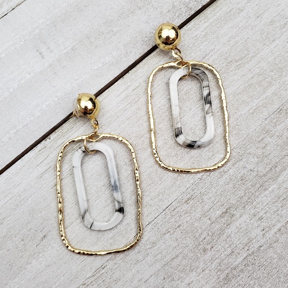 REVITALIZED Jewelry - Geometric Acrylic Earrings